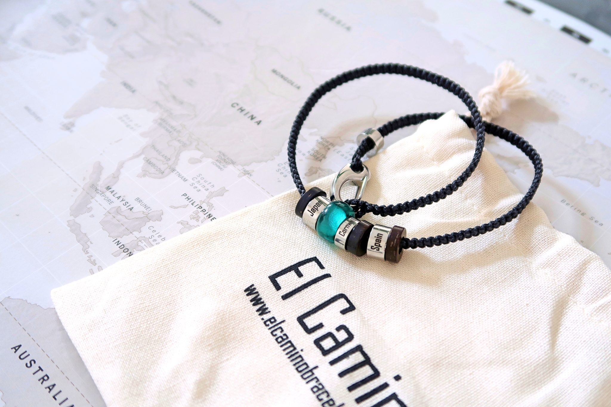 El Camino - bracelet and bag.