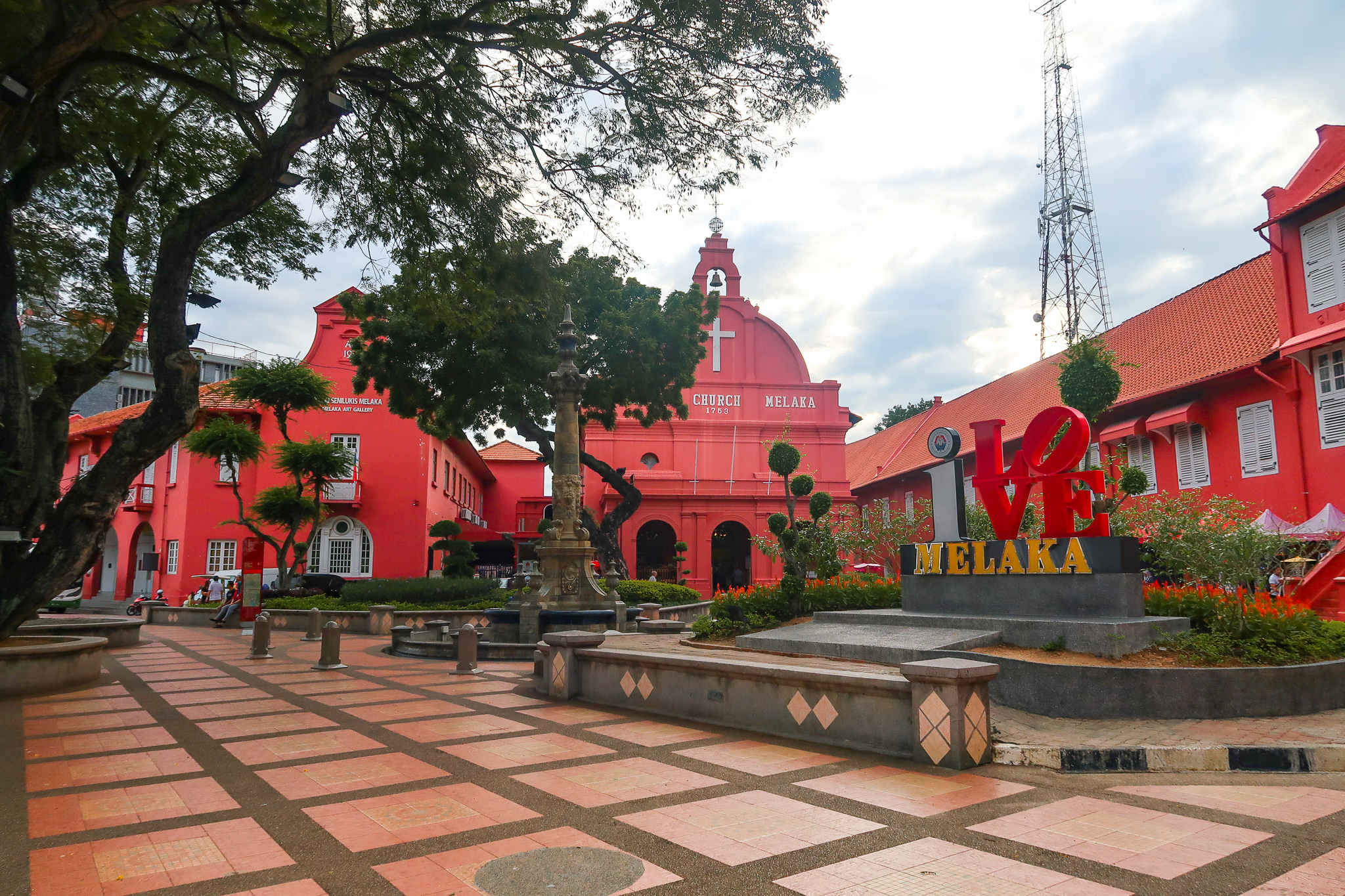 24 Hours in Malacca, Malaysia - Chrsut Church & Dutch Square 