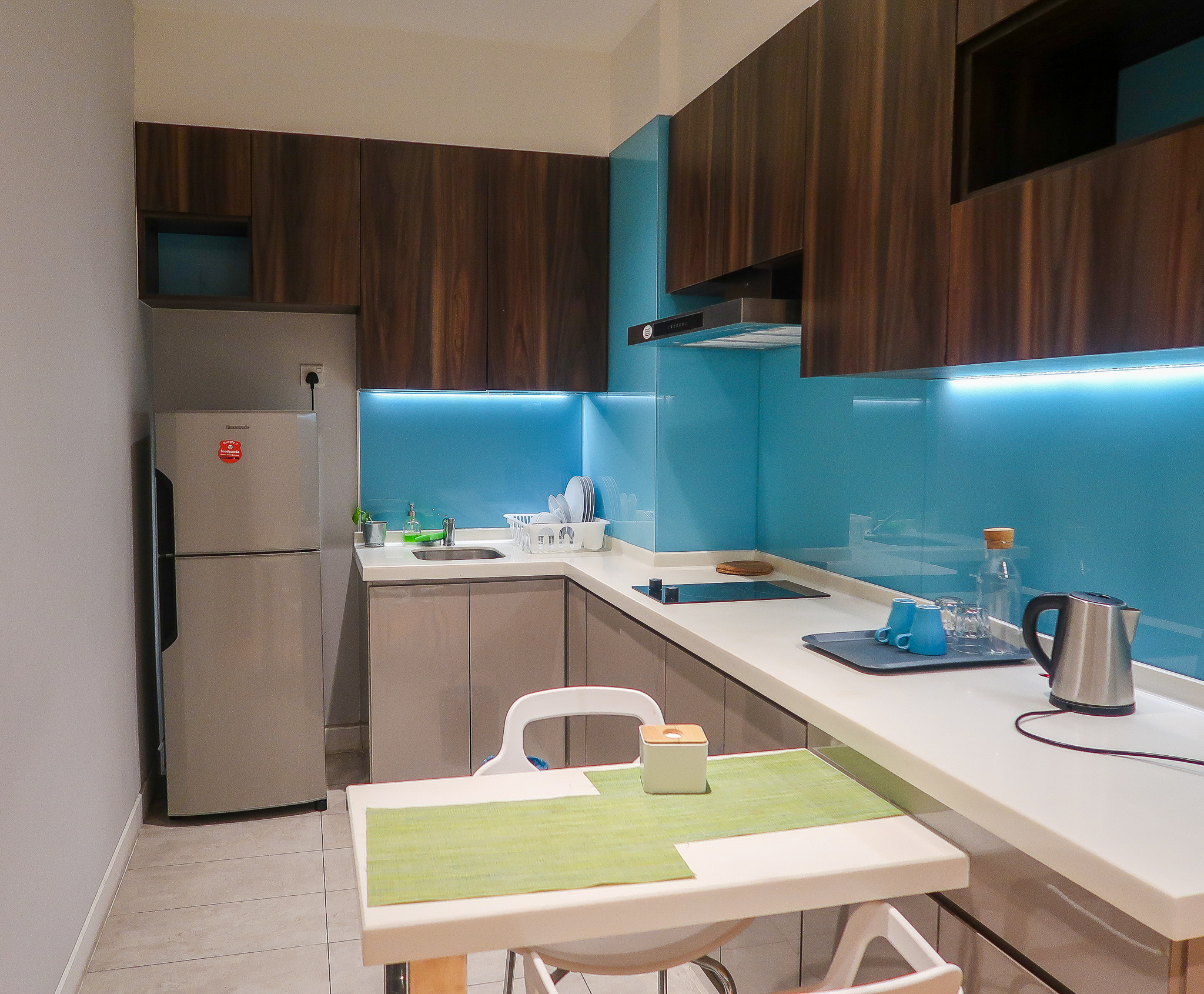 Where to stay in Kuala Lumpur - Kitchen area