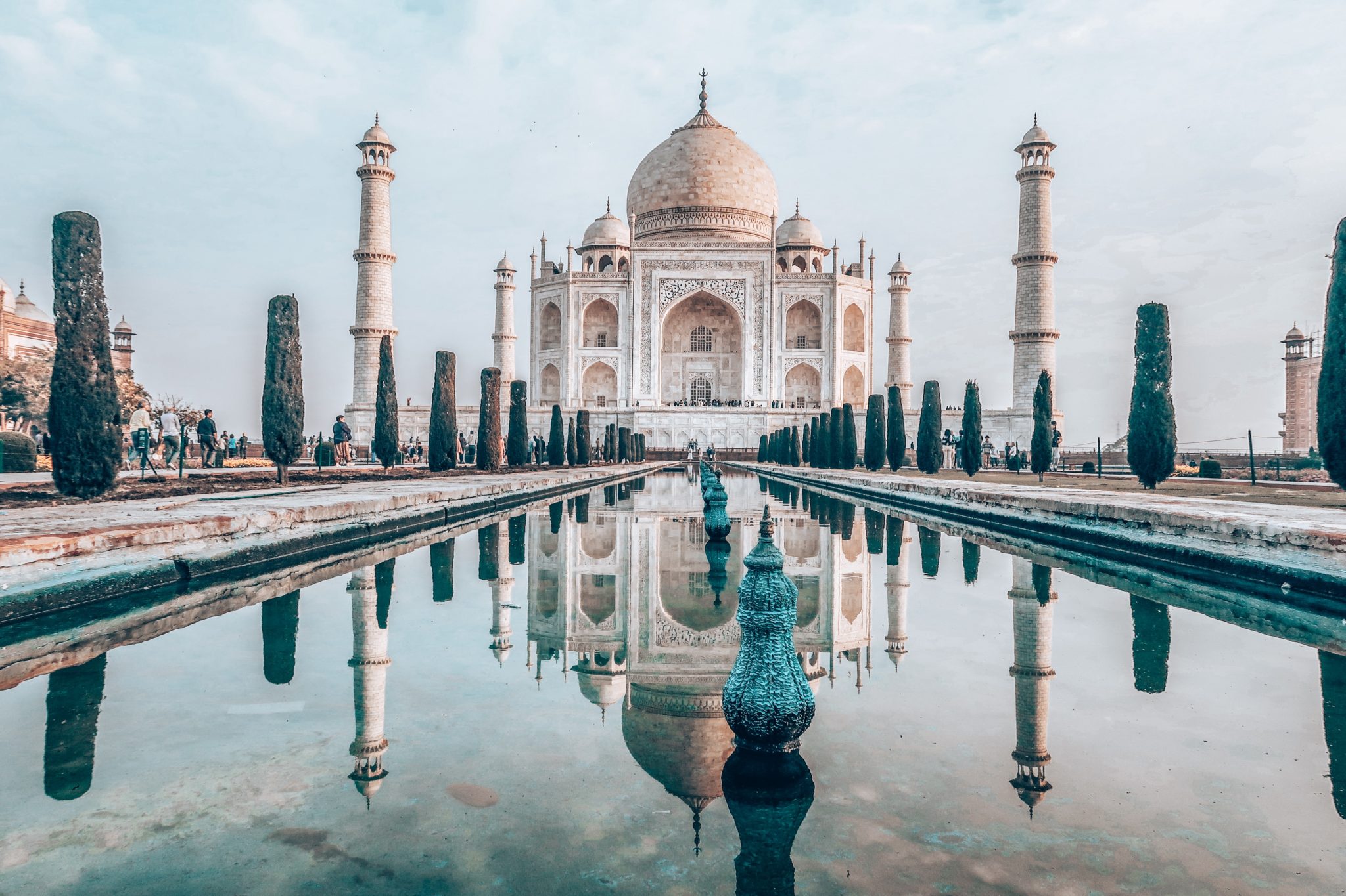 Taj Mahal reflection 