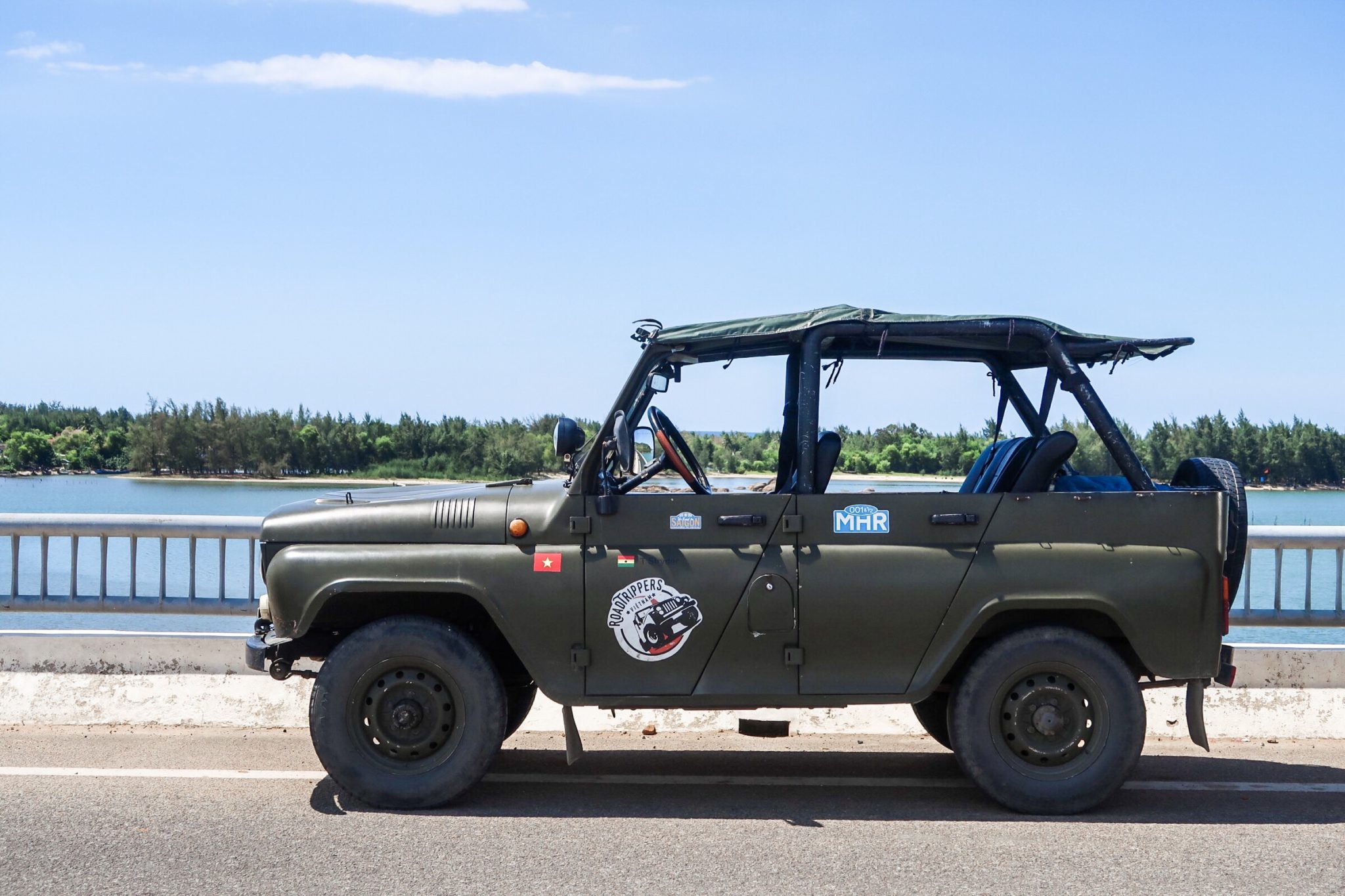 Hai Van Pass Jeep Tour Roadtrippers Vietnam Military Vehicle 