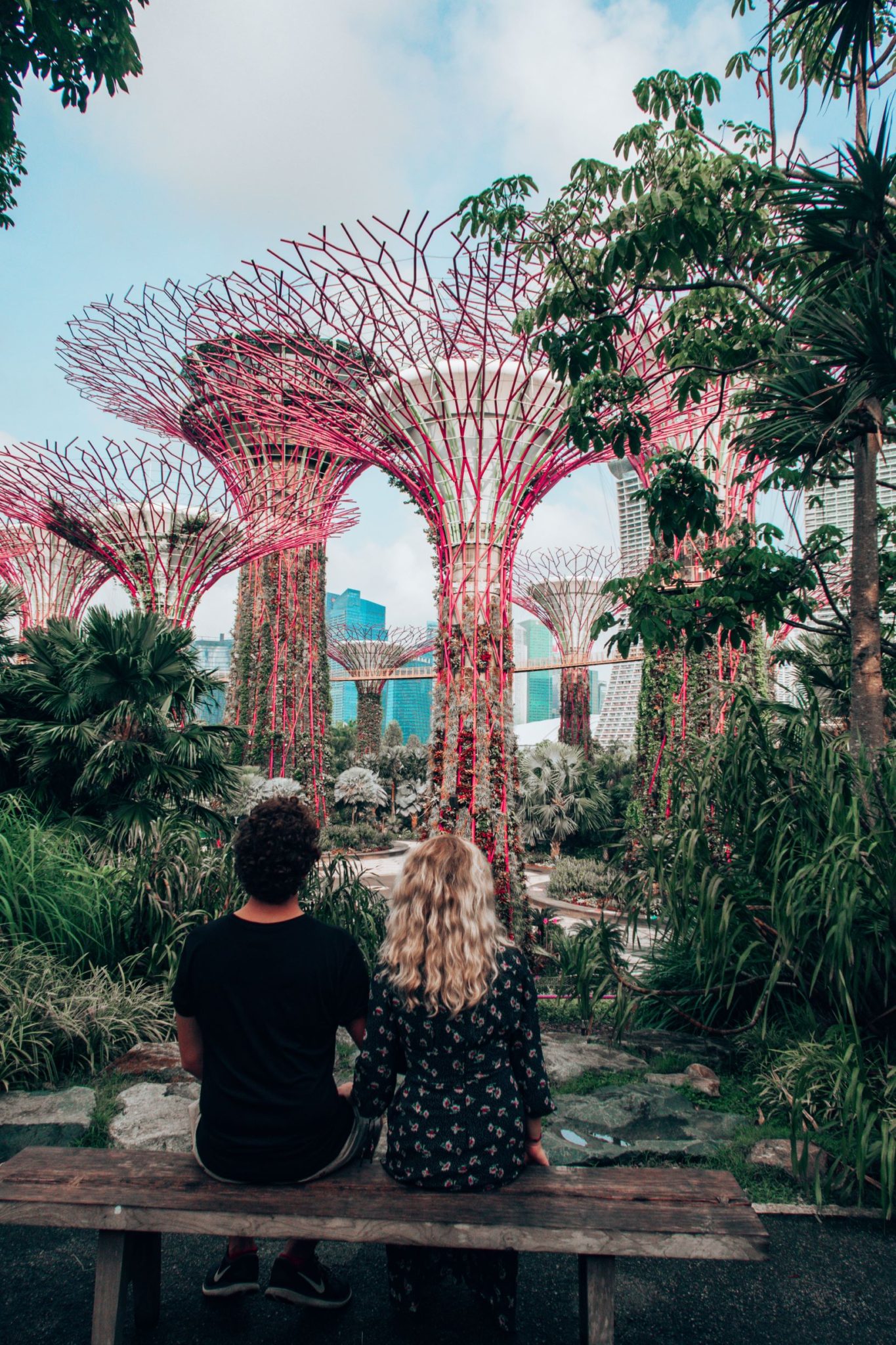 Visiting the Gardens by the Bay - Balcony view 