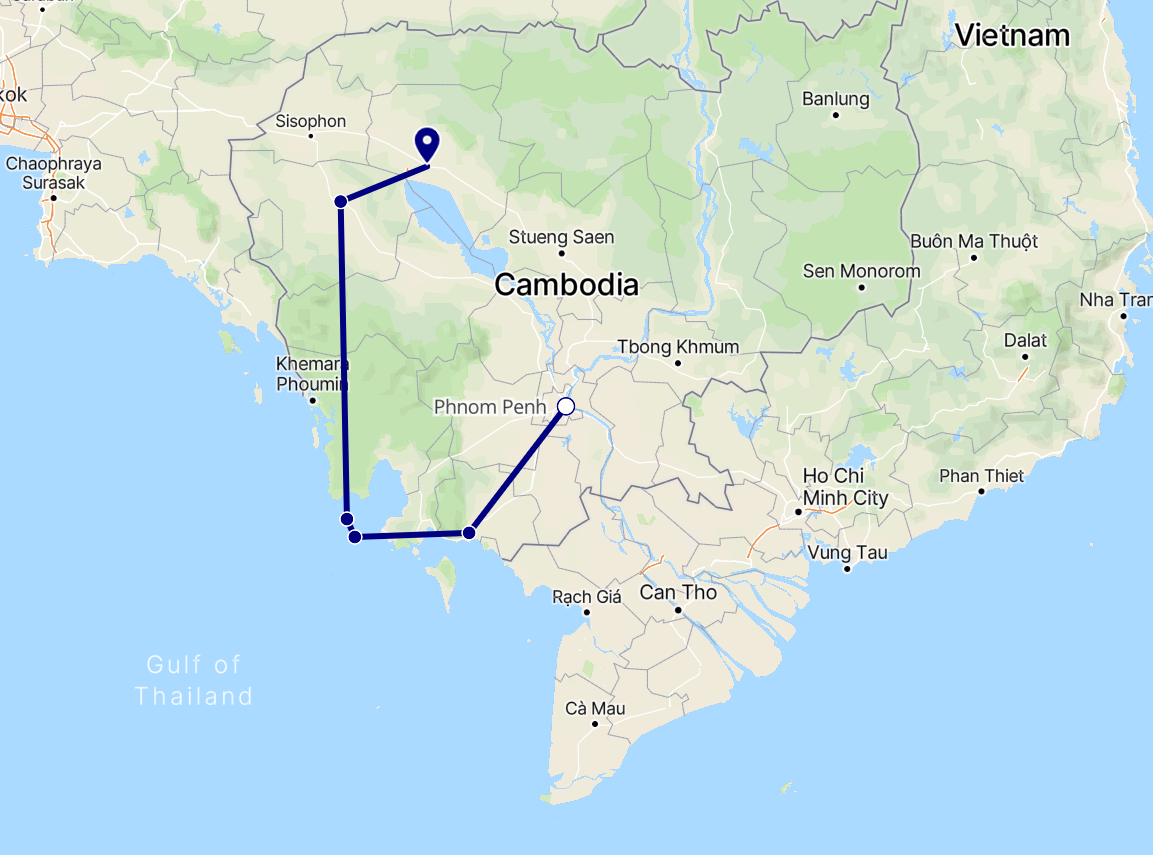 How to spend two weeks in Cambodia - mapped out itinerary 