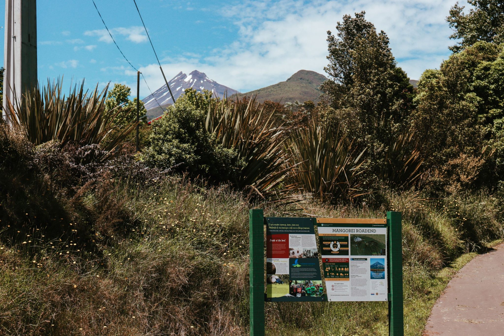 Mangorei Trailhead to Pouakai Tarns, North Island New Zealand